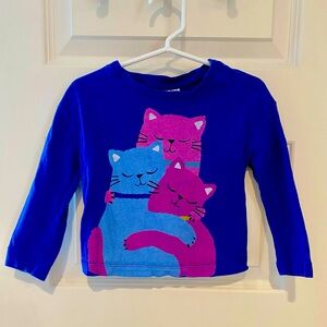 Cat Graphic Tee in Cotton Jersey. Excellent used condition!